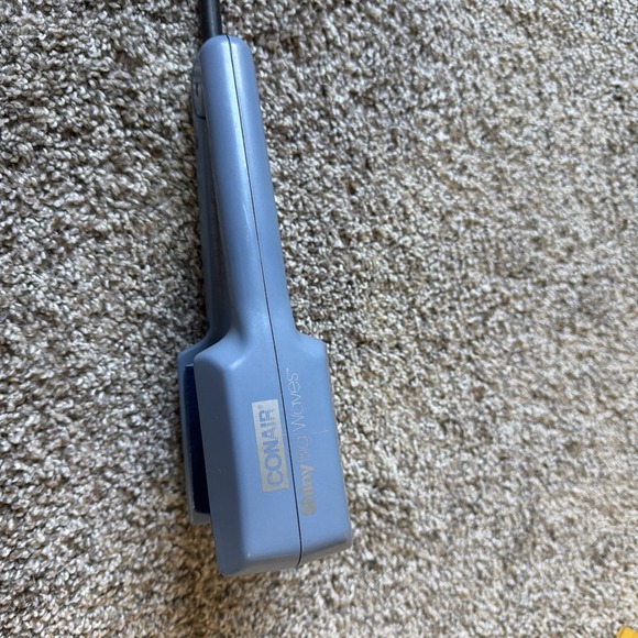 Vintage Conair SHINY BIG WAVES Blue Velvet Flocked Crimper Hot Iron CS5 - Picture 2 of 7